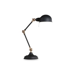 [8021696145211] Lampada da tavolo nero L 175 x H 400 mm