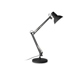 [8021696265278] Lampada da tavolo nero L 200 x H 580 x P 360 mm