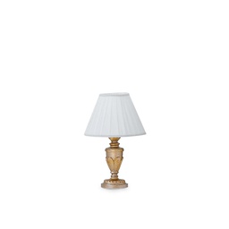 [8021696020853] Lampada da tavolo oro D 240 x H 350 mm
