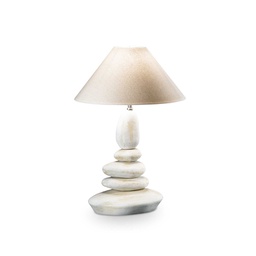 [8021696034942] Lampada da tavolo pietra D 380 x H 560 mm