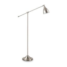 [8021696015286] Lampada da terra nickel D 900 x H 1500 mm