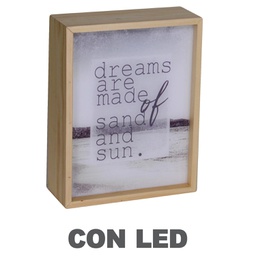 [V3716170000] Lampada led scritte cm 20x8h26