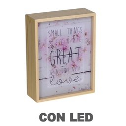 [V3716190000] Lampada led scritte cm 20x8h26