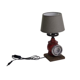 [V3717690000] Lampada resina cappello grigio idrante cmø22,5h42