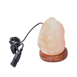 [V6901290000] Lampada sale base legno con attacco usb0,4-0,6 kg con giochi di luce