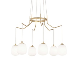 [8021696206387] Lampada sospensione KAROUSEL SP6 - D720 x H1075-1270mm
