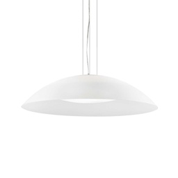 [8021696052786] Lampada sospensione LENA D740xH440-2190mm bianca