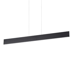 [8021696173245] Lampada sospensione nera 1025x330-1200x15mm