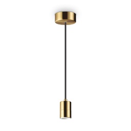 [8021696260051] Lampada sospensione ottone D45xH327-2045mm