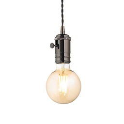 [8021696163161] Lampada sospensione piombo D90xH335-2085mm
