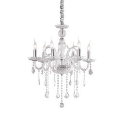 [8021696027821] Lampada sospensione trasparente Giudecca D580xH900-1350mm