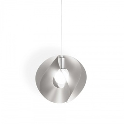 [AT/S/45/SVR] Lampadario a sospensione ATOM Argento diametro 45x h42 cm