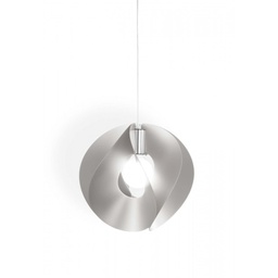 [AT/S/54/SVR] Lampadario a sospensione ATOM Argento diametro 54x h50 cm