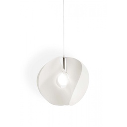 [AT/S/45/W] Lampadario a sospensione ATOM Bianco diametro 45x h42 cm
