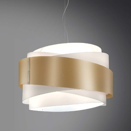 [BEA/S3/60/NGLD] Lampadario a sospensione BEA tre luci Oro diametro 60x h38 cm