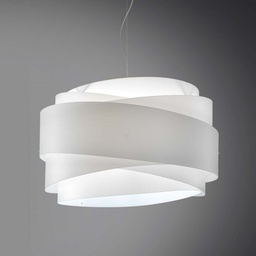 [BEA/S/60/W] Lampadario a sospensione BEA una luce Bianco diametro 60x h38 cm