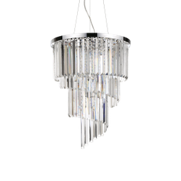 [8021696166247] Lampadario a sospensione Carlton Sp12 Ideal Lux