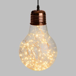 [20038394] Lampadina Rame 100 MicroLED H34cm