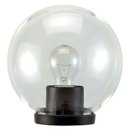 [2002591] Lanterna Testa-Palo &quot;Globo&quot; 60W Max - Ø cm.25 Col. Nero - Opale -- DF 8042822