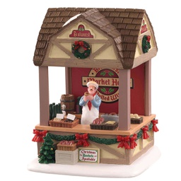 [19624266] Lemax Christmas Market Bratwurst - Mercato Di Natale Bratwurst Gioco invernale decorazione per villaggio Natale