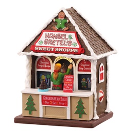 [19624267] Lemax Hansel &amp; Gretel'S Sweet Shoppe - Pasticceria Di Hansel E Gretel Gioco invernale decorazione per villaggio Natale