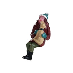 [20038631] Lemax Puppy Kisses - Baci Di Cucciolo Gioco invernale decorazione per villaggio Natale