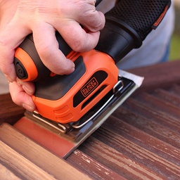 [057312] Levigatrice orbitale 170 Watt 1-4 foglio e piastra per persiane Black+Decker