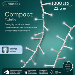 [19625839] Lici di natale LED COMPACT TWINKLE LIGHT OUTD  1000Led Metri 22.5