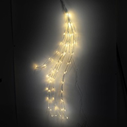 [V6057350000] Luce rami 144 led bianco caldo cm40xh120x2 al.fissa filo bianco uso esterno