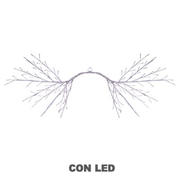 [V6086310000] Luce ramo 144 led bianco caldo cm130x80alimentazione fissa uso esterno