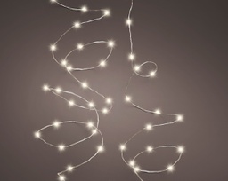 [20102502] Luci Natalizie a LED Micro Durawise 8 Funzioni Effetto Sfavillante Esterno L 495 cm