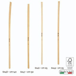 [VM6046] Manico per zappe Verdemax in faggio con diametro di 27 mm e lunghezza di 125 cm