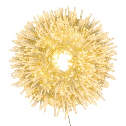 [20100265] MiniCluster ø6cm XNTL 1500 LED BIANCO CALDO 4+30,5m Luci di Natale