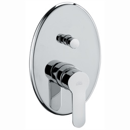 [DFLEX-274-B245] Miscelatore Monoc. Incasso Doccia Con Deviatore Linea Blu