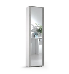 [TEREL328B/BETON] Mobile Con Anta Telaio A Specchio Sette Ripiani bianco specchio cornice cemento
