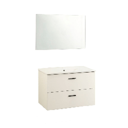 [FZ92568] Mobile bagno sospeso Lario bianco 80x46 cm