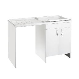 [DFLEX-140-2051-DXBI] Mobile coprilavatrice con vasca a destra