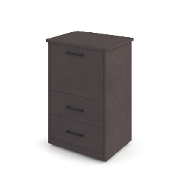 [AZ25451] Mobile sitro con 2 cassetti colore Fango H89x57x44cm