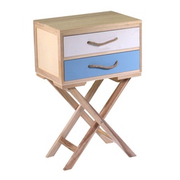 [V8039190000] Mobiletto tenerife 2 cassetti cm 45x30h30/72
