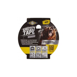 [1907096] Nastro adesivo Bostik Grizzly grigio da 25 metri per 50 millimetri.