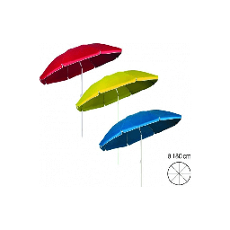 [2001898] Ombrellone 782/20 Nylon D180Cm Colori Assortiti