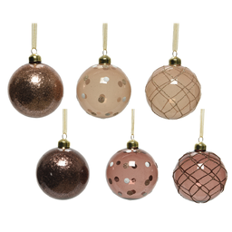 [20035432] Pallina di Natale assortite diverse colorazioni disponibili Ø8 cm