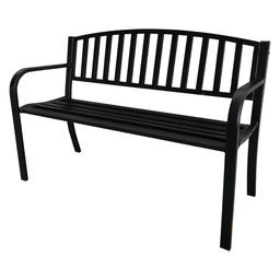 [DFL6130370] Panchina 'Lasin' Cm. 119 X 50 X H.75 - Nera