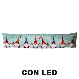 [V6162960000] Paraspifferi tessuto gnomi led azzurro cm20x90