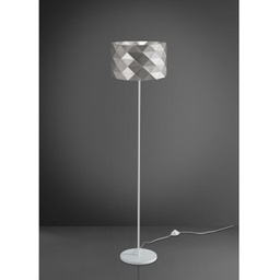 [PRISMA/T/153/SVR] Piantana Base e Stelo Silver in Metallo Cm. 40 x 153h