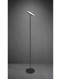 [TRIOR42301132] Piantana Moderna Ponda Nero Disco Led Orientabile Trio Lighting