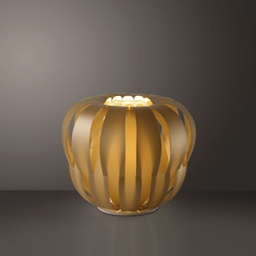 [QN/L/60/NGLD] Piantana New Gold in Metallo Bianco Diametro 60 x 55h cm