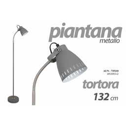 [GIC735110] Piantana moderna lampada da terra tortora cm 132 h