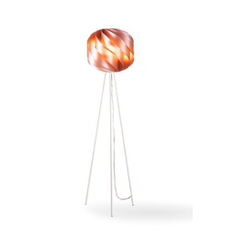 [GL/3P/163/COP] Piantana treppiedi Copper in Metallo Cm. 40 x 163 h