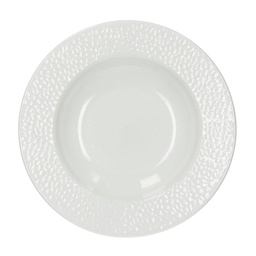 [1915453] Piatto fondo in porcellana Bianco GOLF diametro 22 cm